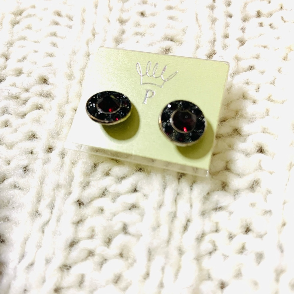 Patina purple(ish) earrings - NWOT